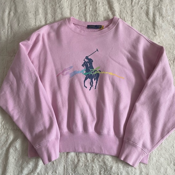 Polo Ralph Lauren Sweaters - Polo by Ralph Lauren Pink Crew Neck Sweater